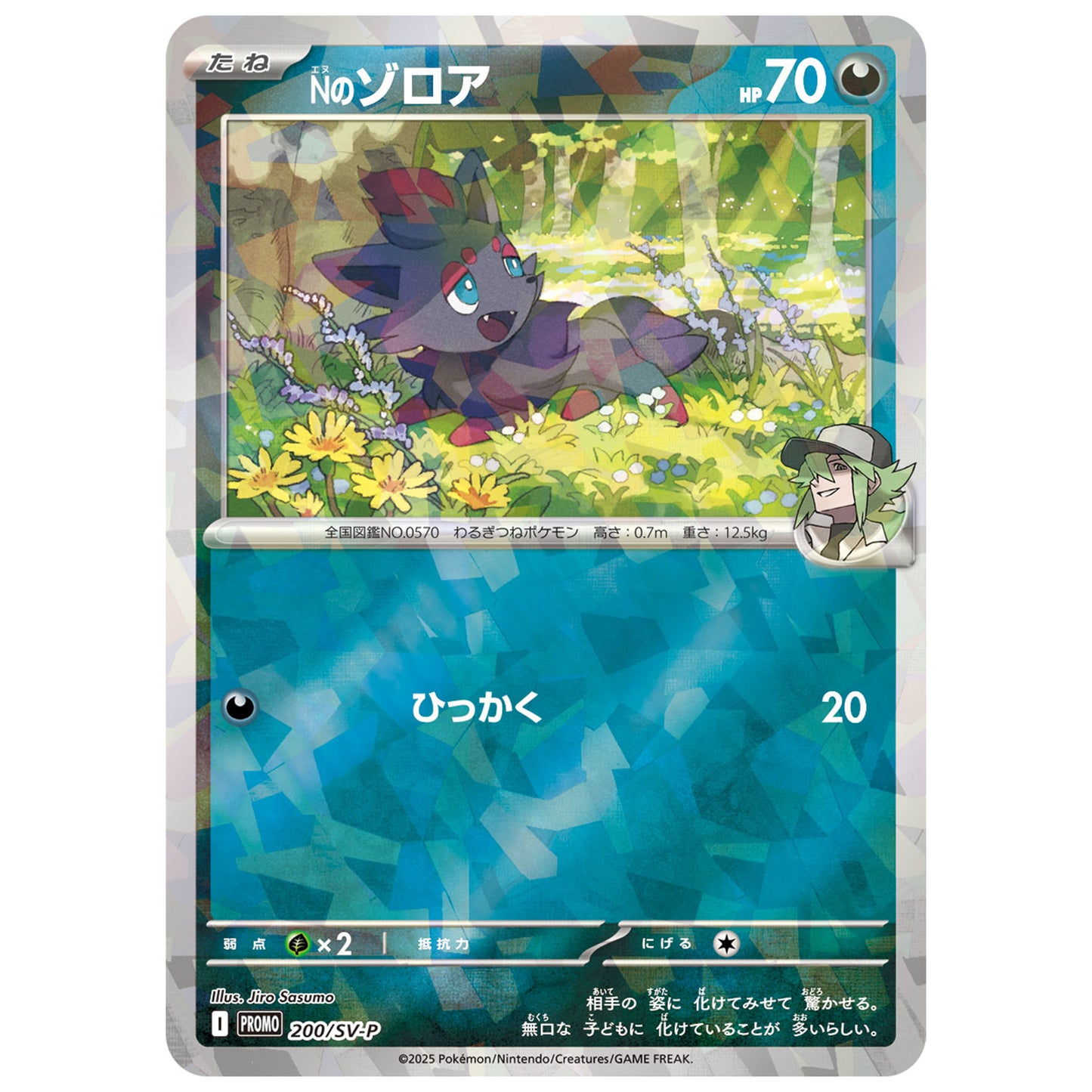 Carte Pokémon Zorua 200/SV-P